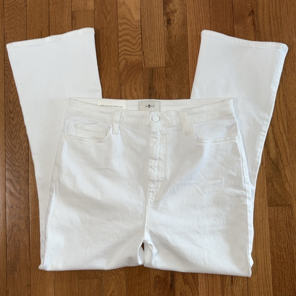 NWT 7 For All Mankind Ultra High Rise Skinny Kick Jeans Size 31